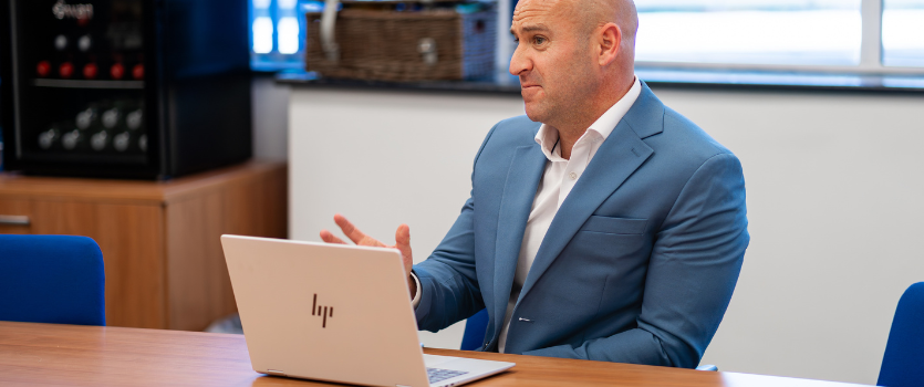 Craig Heyes in Sales meeting